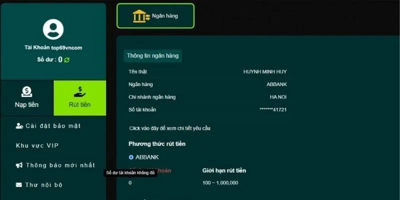 chọn phương thức thanh toán