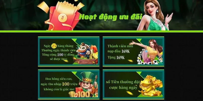 nhiều ưu đãi hấp dẫn