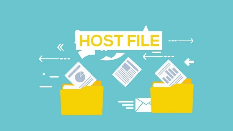 sửa đổi file host