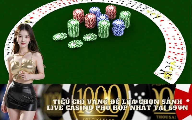 Tiêu chí vàng để lựa chọn sảnh Live Casino phù hợp nhất tại 69vn